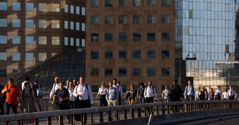 UK payrolls fall, vacancies at five-year low in weak job market