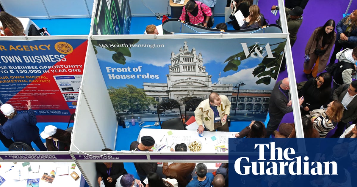 ‘It makes me feel quite dehumanised’: young at London career fair lay bare barriers to jobs | Youth unemployment