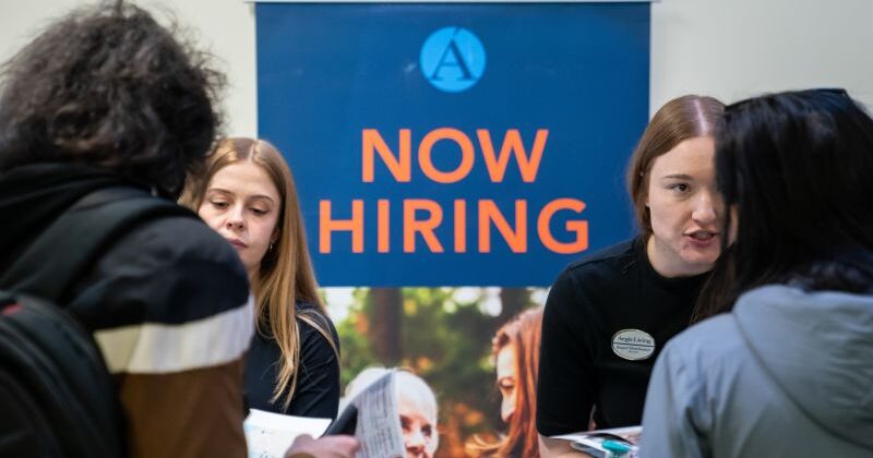 The US economy added 172,000 jobs last month, extending the labor market rebound