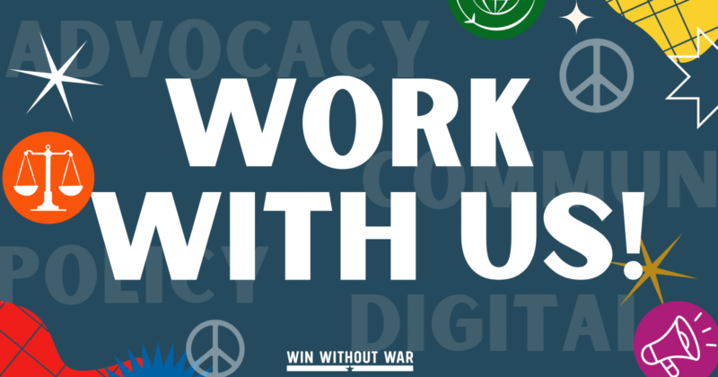 Win Without War is Hiring a Remote Digital Associate in the United States (Full-Time) – Apply Now: Starting Salary of $58,250+ per year