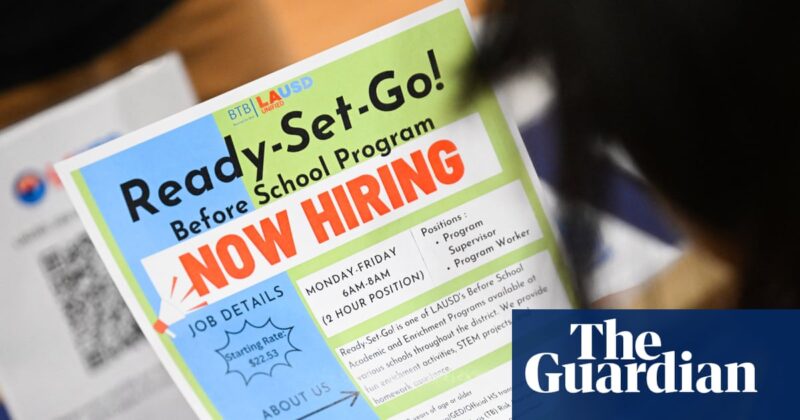 US added 162,000 jobs in August, with unemployment rate holding steady | US unemployment and employment data